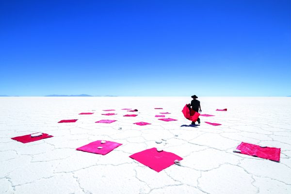 Caminando sobre el salar